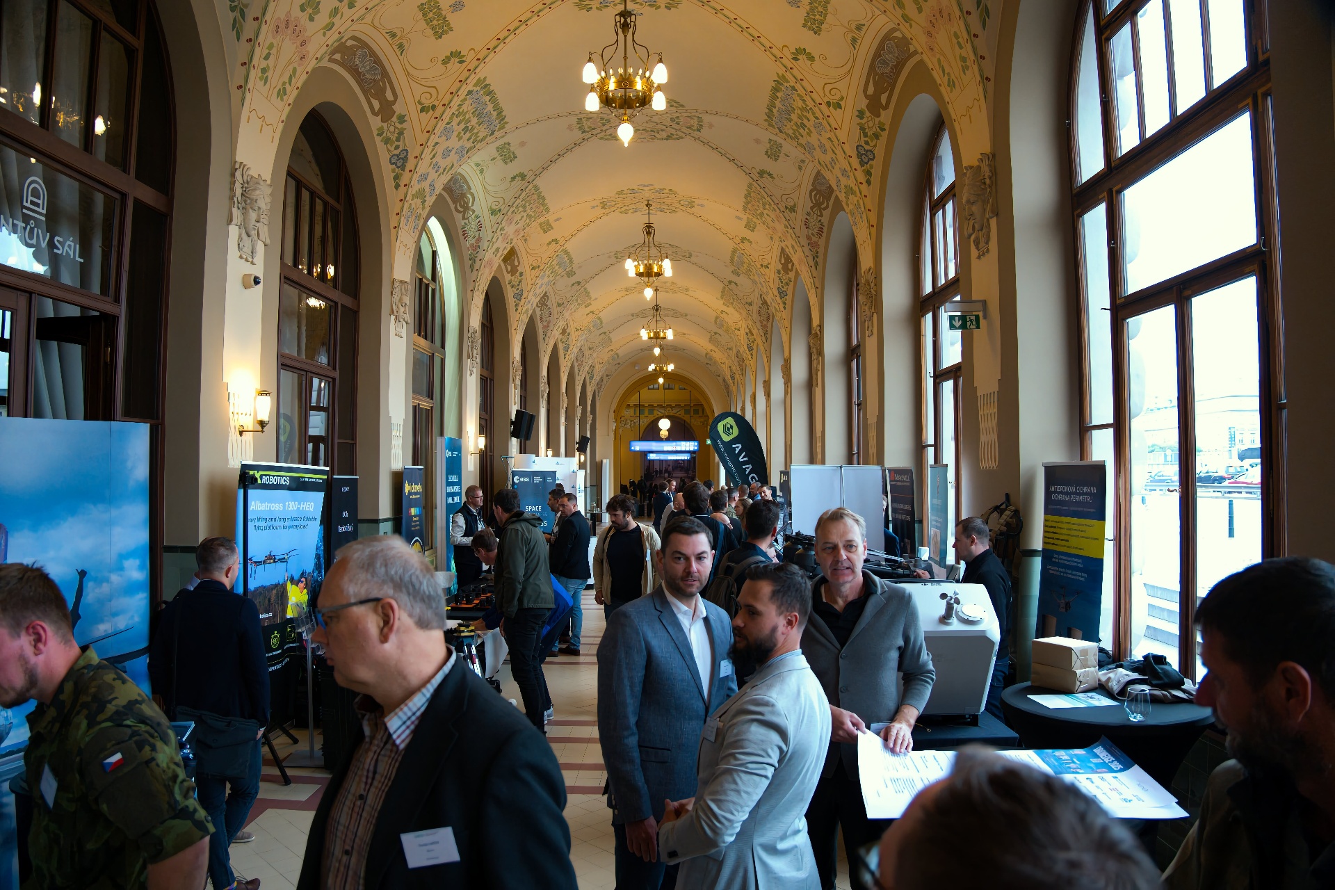Exposiční kuloáry konference